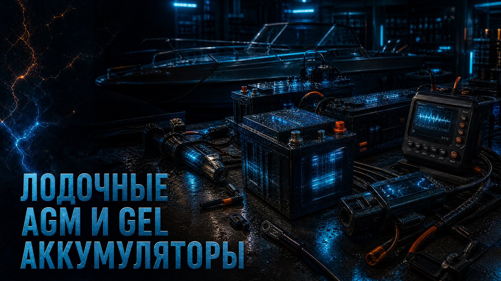 Лодочные AGM и GEL аккумуляторы