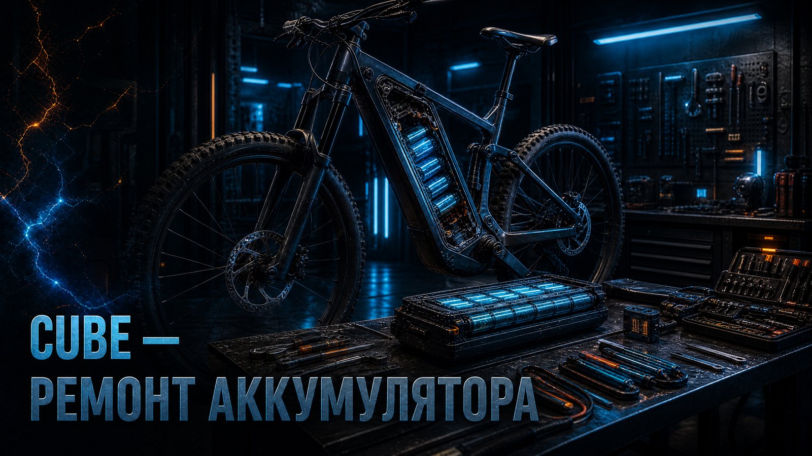 Cube — ремонт аккумулятора