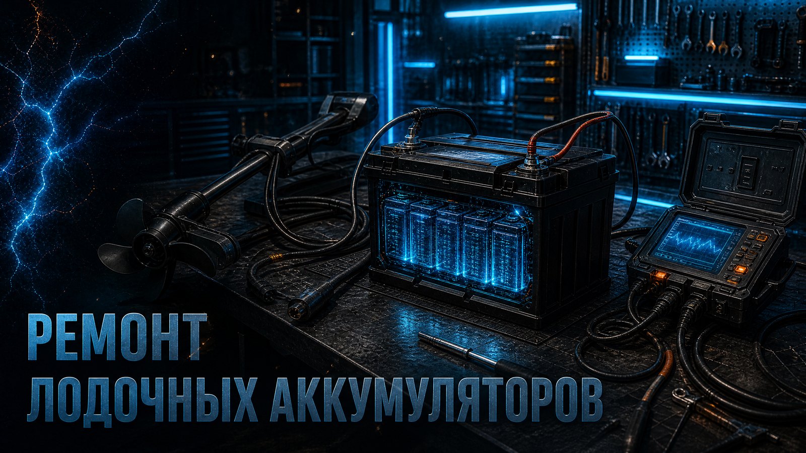Ремонт лодочных аккумуляторов