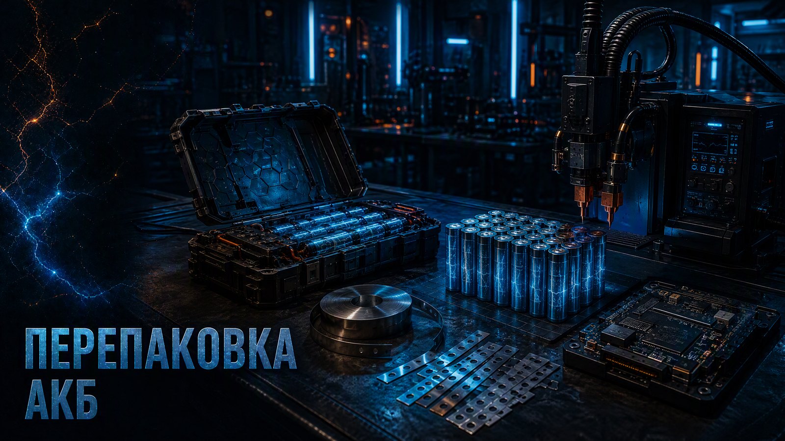Перепаковка АКБ