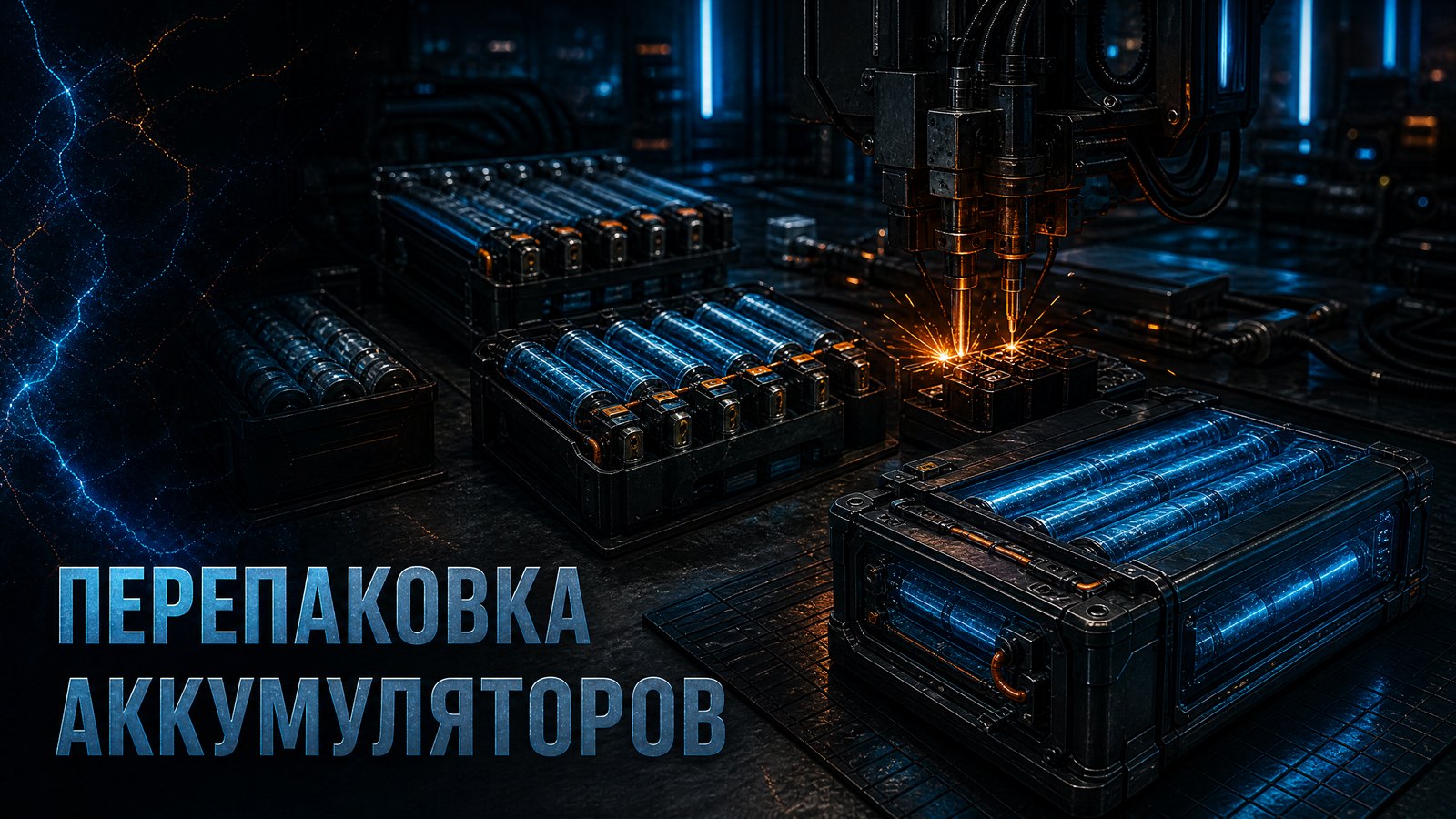 Перепаковка аккумуляторов