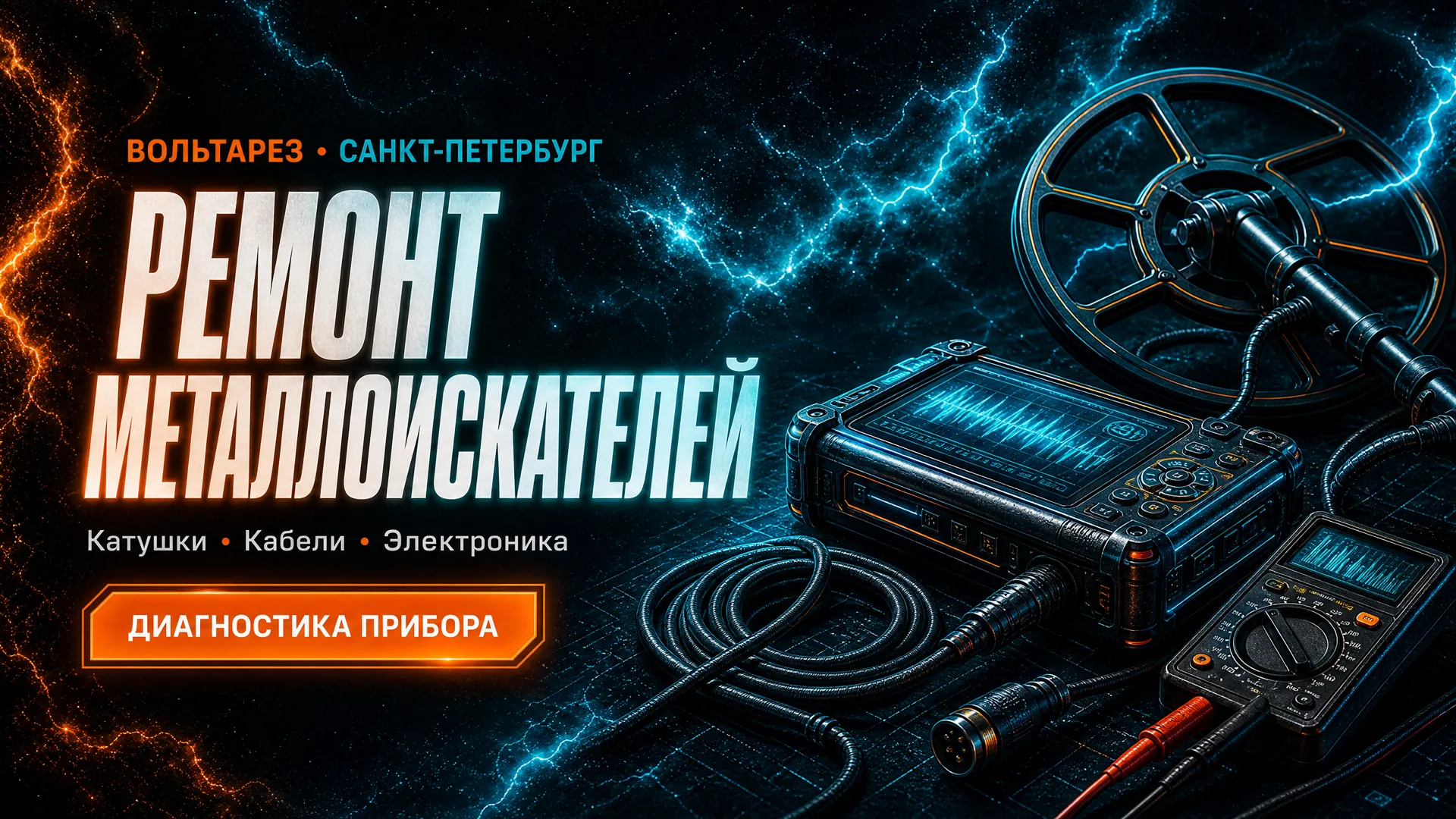 Ремонт металлоискателей — Вольтарез Санкт-Петербург